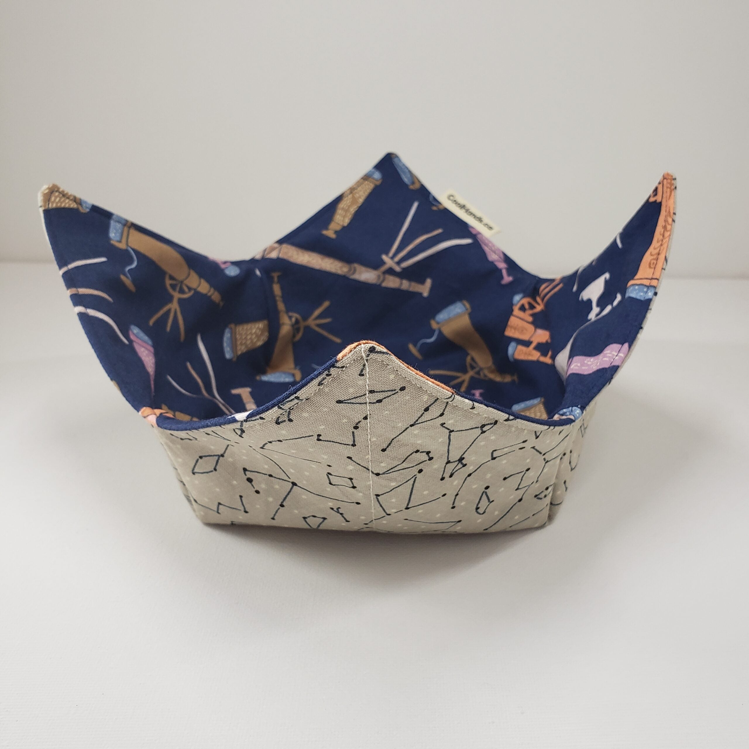 100% Cotton Microwavable Bowl Cozy - Star Gazer-4