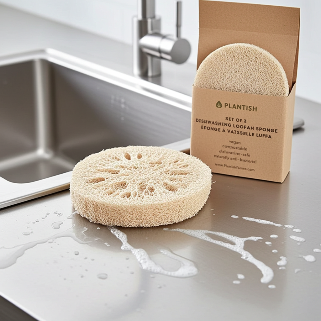 Loofah Dishwashing Sponge
