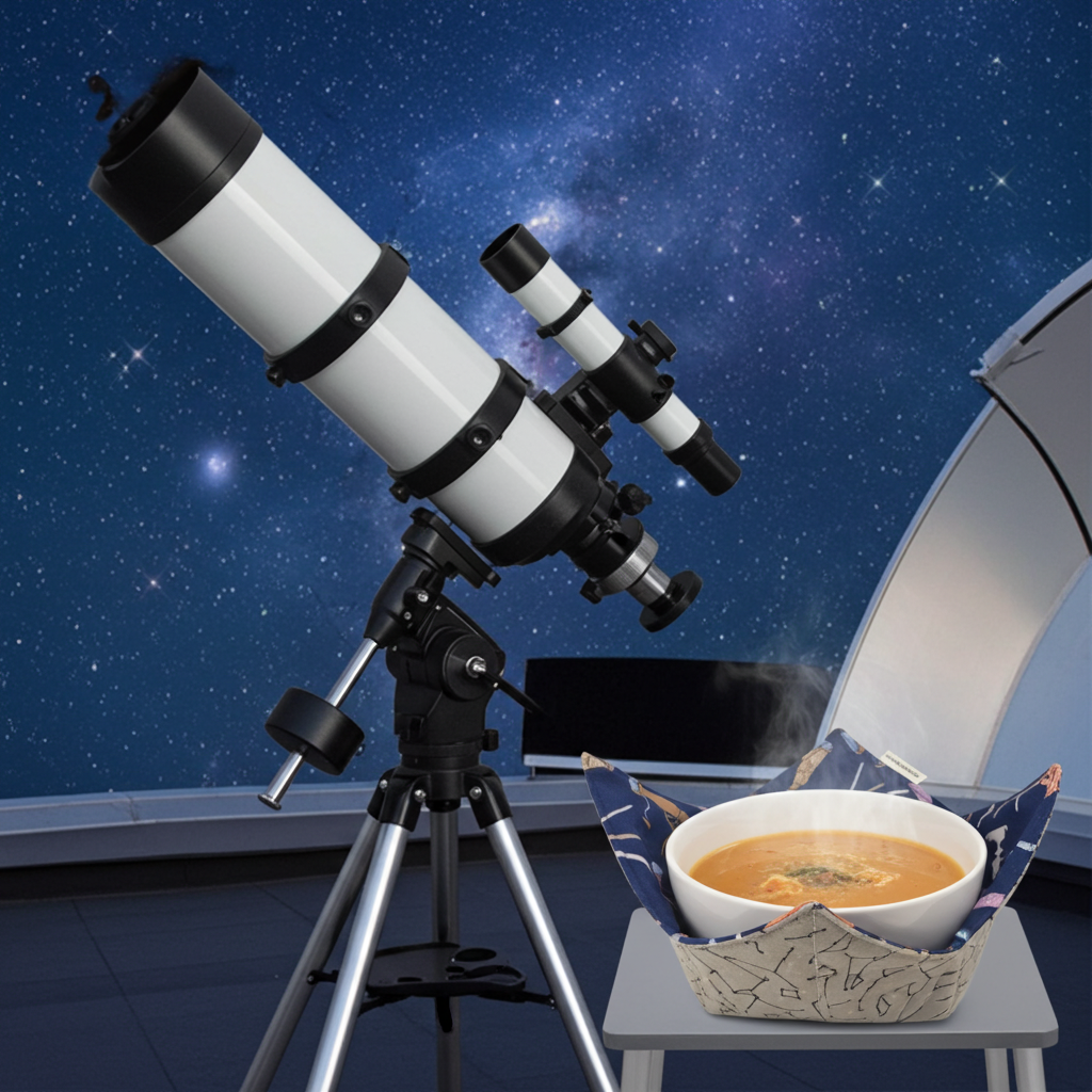 100% Cotton Microwavable Bowl Cozy - Star Gazer