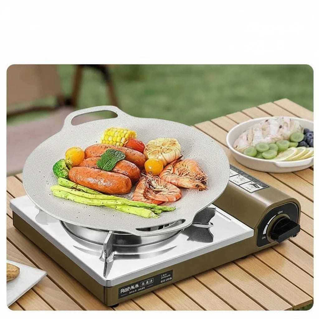 BDZ-330B Cassette Stove, Portable Gas Stove for Household Outdoor Camping Windproof  Not Picking Cookware