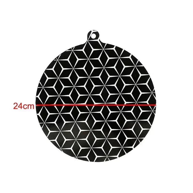 9.4in Fireproof Silicone Induction Cooktop Mat-Heat Resistant Baking Plate Protector Non-Slip Kitchen Accessories for Stove Top