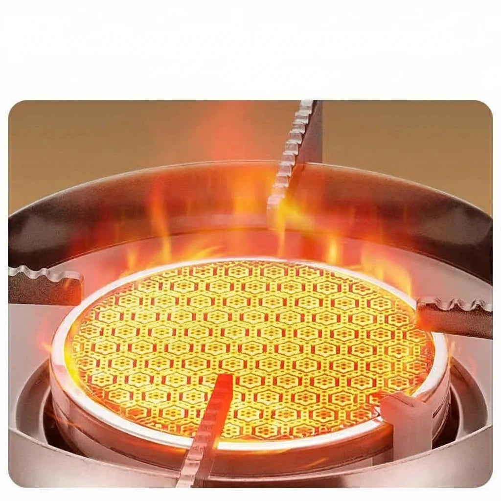 BDZ-330B Cassette Stove, Portable Gas Stove for Household Outdoor Camping Windproof  Not Picking Cookware