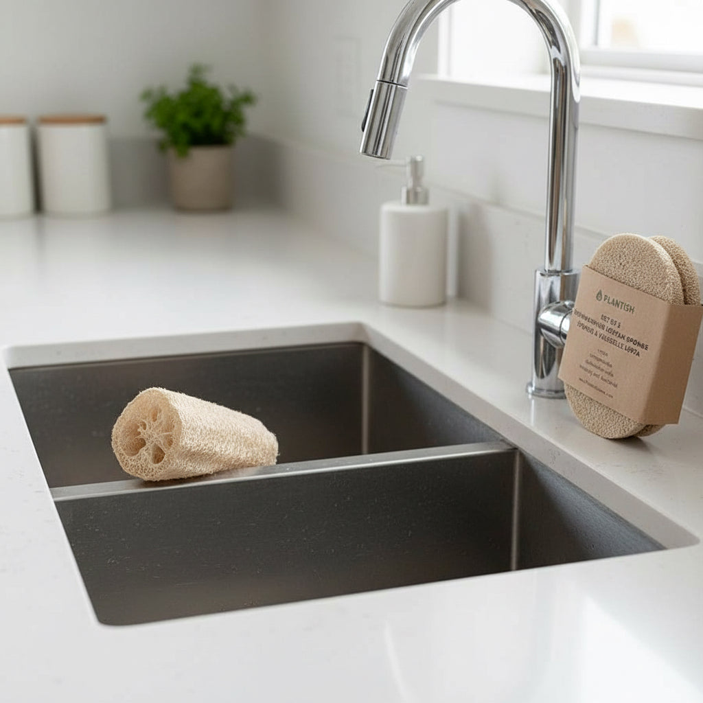 Loofah Dishwashing Sponge-1