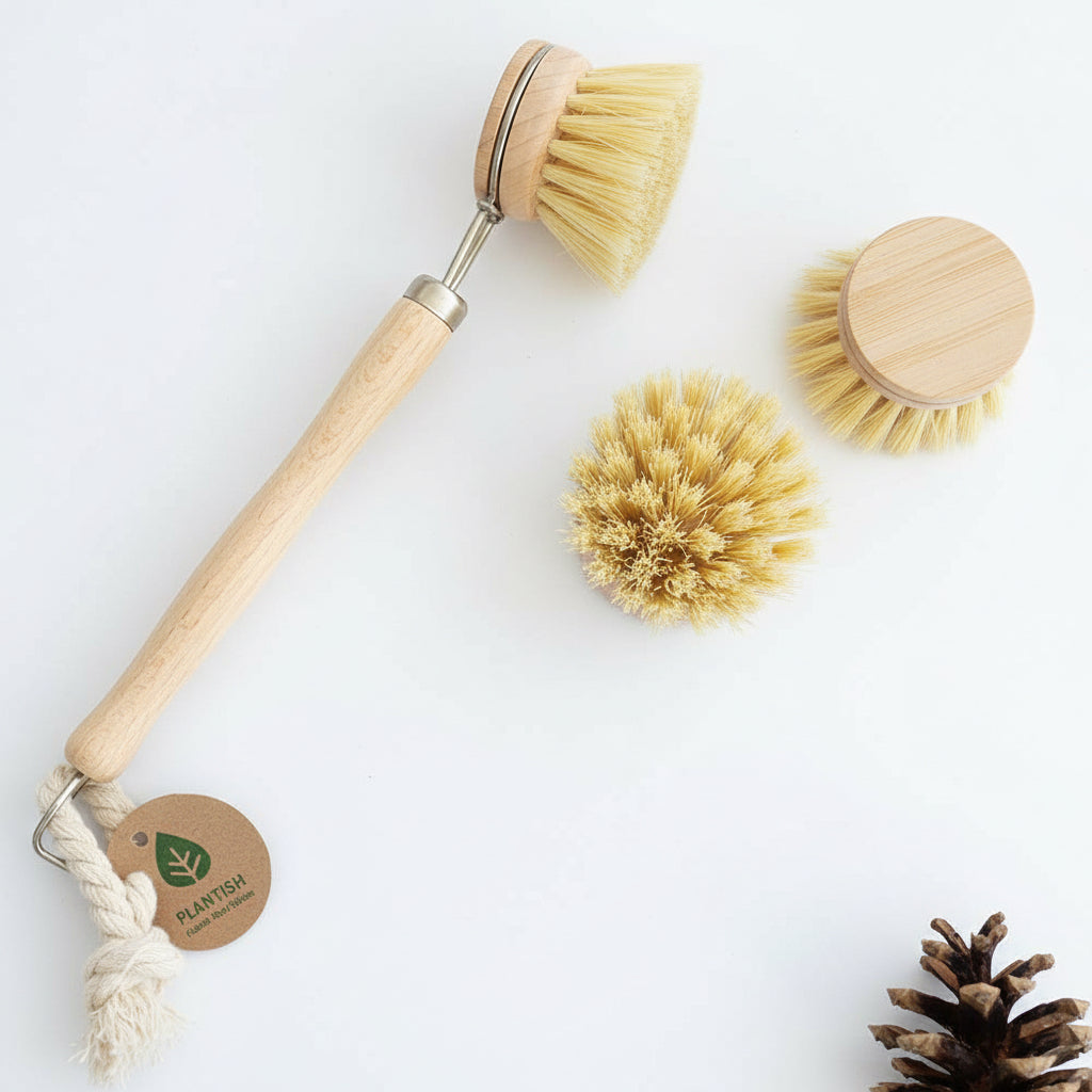 Sisal Dish Brush with Free Refill-4