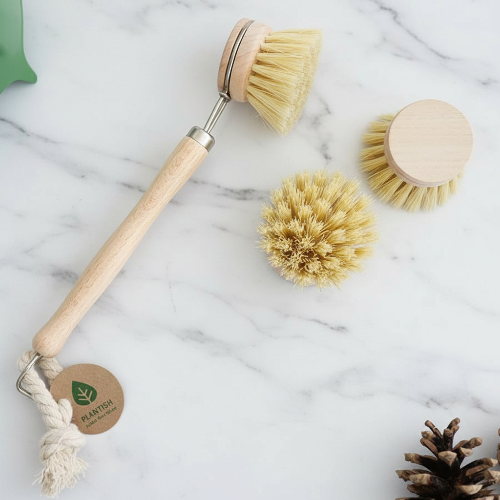 Zero Waste Kitchen Brush Set - Brush Kit