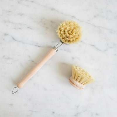 Sisal Dish Brush with Free Refill-0