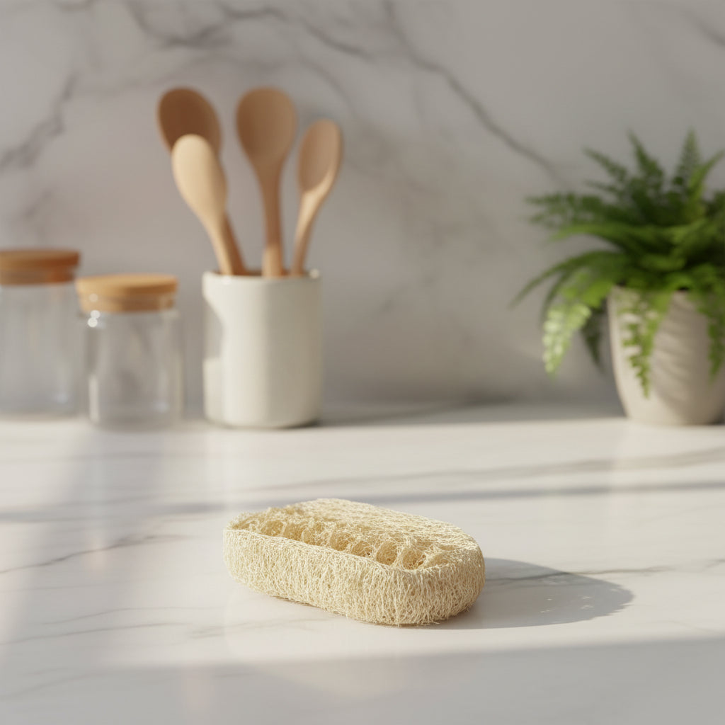 Loofah Dishwashing Sponge-3