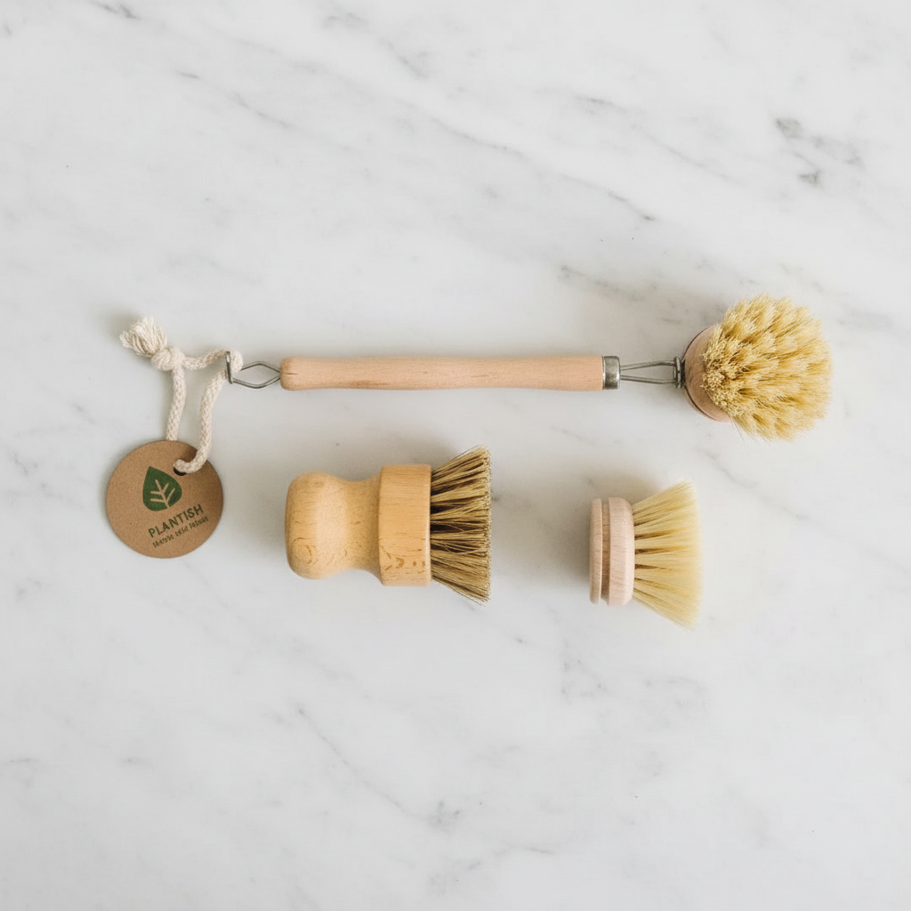 Zero Waste Kitchen Brush Set - Brush Kit